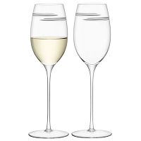 Набор из 2 бокалов для белого вина Signature Verso 340 мл, LSA International - фото 1