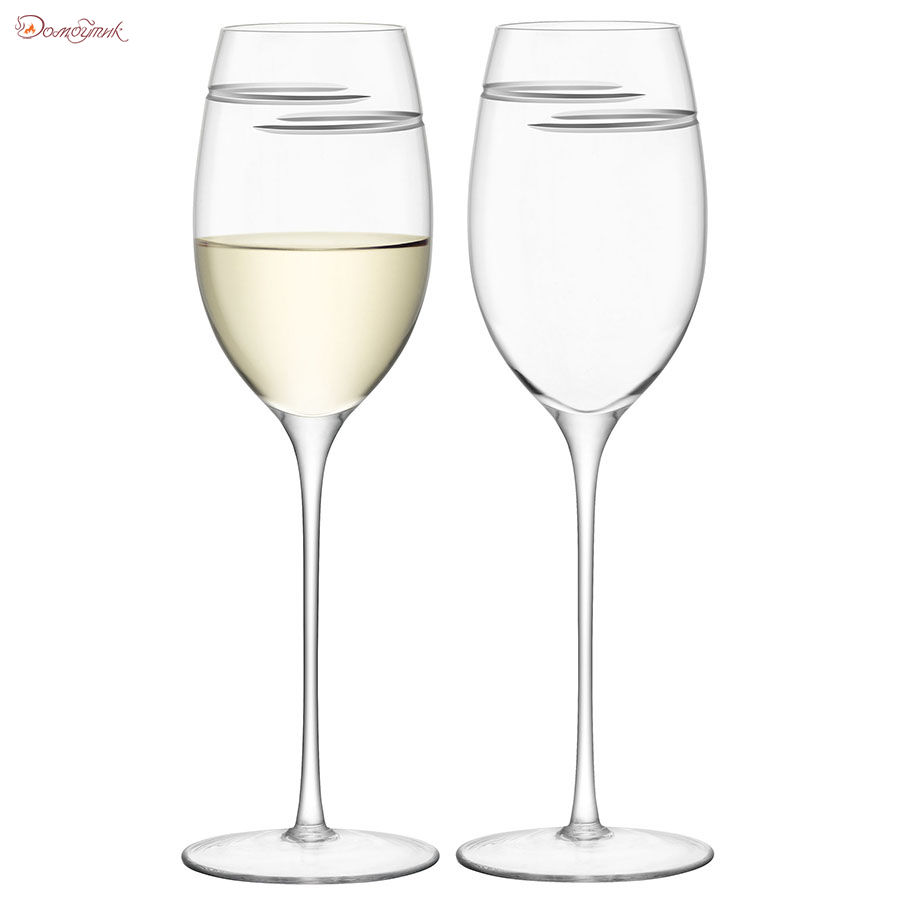 Набор из 2 бокалов для белого вина Signature Verso 340 мл, LSA International - фото 1