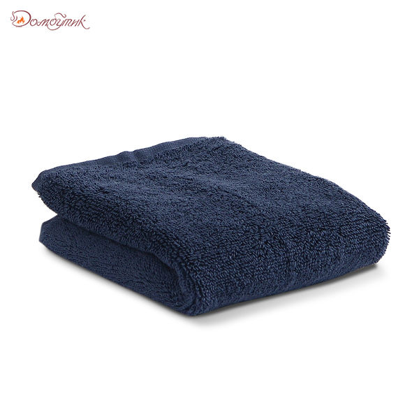 Полотенце для лица темно-синего цвета  Essential, 30х30 см, Tkano