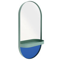 Зеркало Oval, 30,5х60х10,5 см, мятное - фото 1