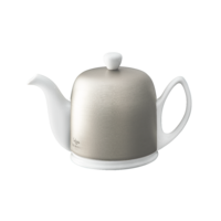 Чайник заварочный Degrenne Salam 700 мл, 4 чашки, с цинко-алюминевой крышкой, белый - фото 1
