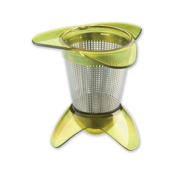 Фильтр для чая Tovolo для чашек и чайников на подставке, металл, пластик - фото 1