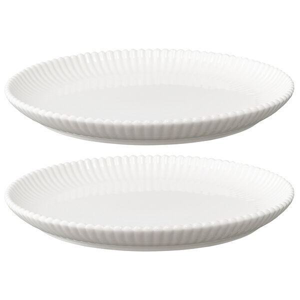 Набор из двух тарелок белого цвета из коллекции Kitchen Spirit, 21 см - фото 1