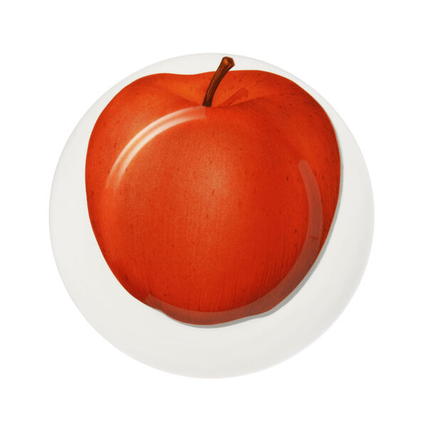 Тарелка десертная Apple, 21,5 см, цвет: красный, Freedom