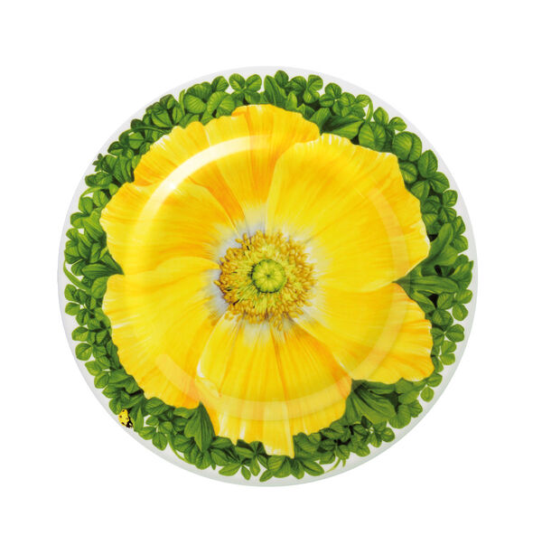 Тарелка десертная Macro photography, 21,5 см,цвет : желтый, Prati Italiani