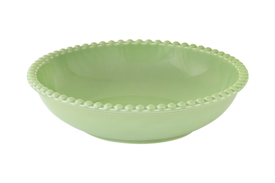 Тарелка суповая Tiffany, зелёная, 20 см - фото 1
