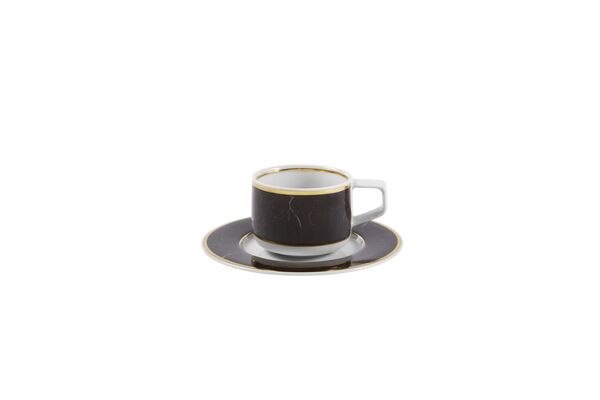 Чашка кофейная с блюдцем Каррара 90 мл, фарфор, Vista Alegre - фото 1