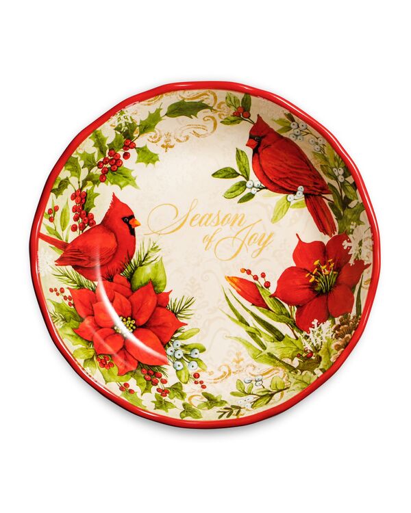 Тарелка суповая Красочная зима 23 см, керамика, Certified International