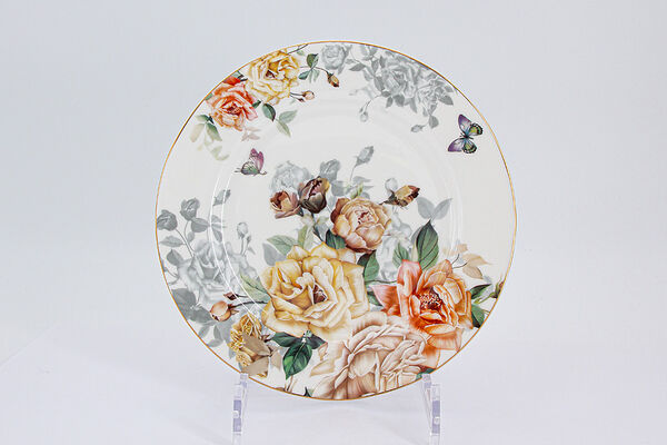 Набор закусочных тарелок Розамунда, белый, 20,5 см, 2 шт, Anna Lafarg Primavera