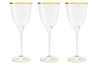 Набор бокалов для вина Сабина золото, 0,3 л, 6 шт, Same Decorazione - фото 1
