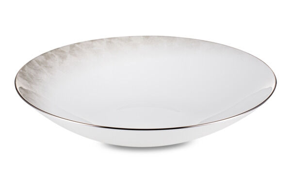 Тарелка суповая Narumi Лабиринт 23 см, фарфор костяной - фото 1
