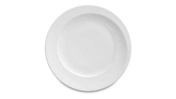Тарелка обеденная Narumi Воздушный белый 27 см, фарфор костяной - фото 1
