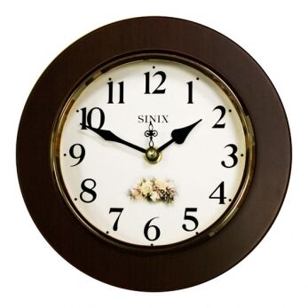 Настенные часы 20,3х20,3х4 см, Sinix