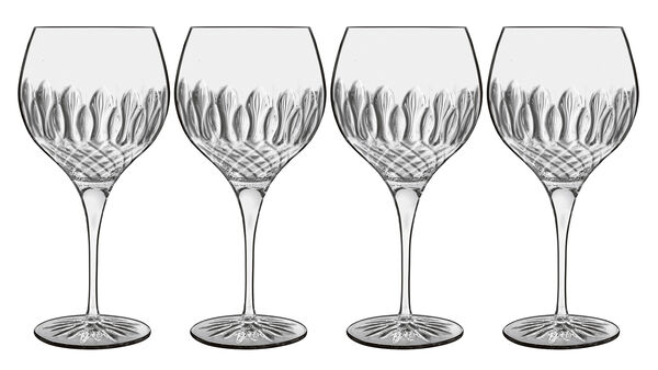 Набор бокалов для коктейлей и джина Диаманте 650 мл, 22,2 см, 4 шт, Luigi Bormioli - фото 1