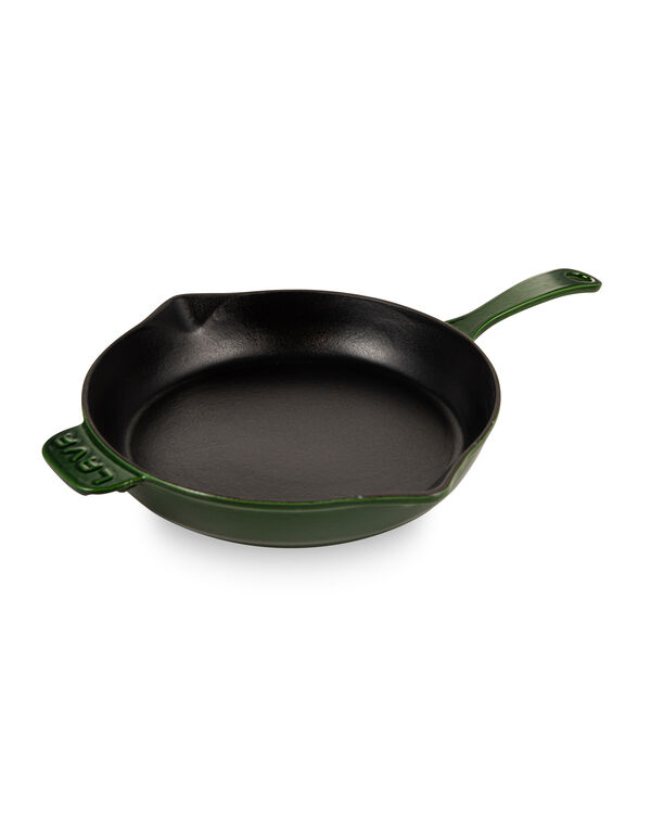 Сковорода 28 см, 2,3 л, чугун, зеленая, Lava - фото 1