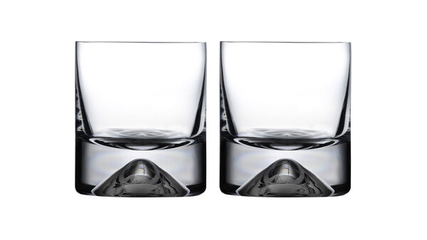 Набор стаканов для виски №9 350 мл, 2 шт, стекло хрустальное, Nude Glass