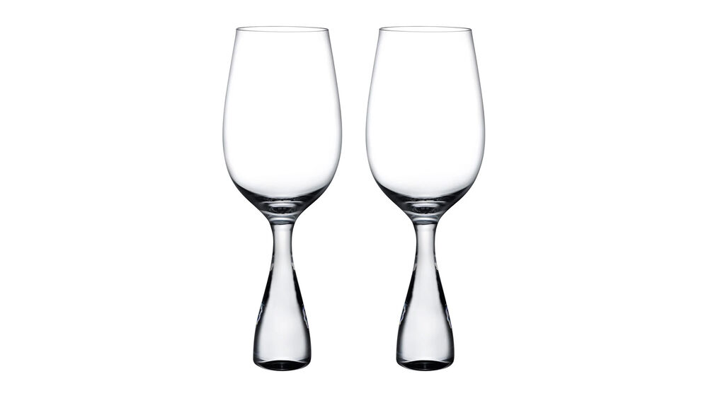 Набор бокалов для белого вина Wine Party 350 мл, 2 шт, стекло хрустальное, Nude Glass - фото 1