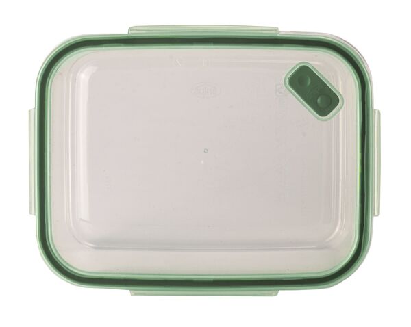 Контейнер прямоугольный SNIPS 1,5 л, 21x16,5x,8,8 см, для СВЧ и заморозки, зеленый, пластик - фото 1