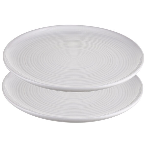 Набор обеденных тарелок In The Village 28 см, белые, 2 шт.
