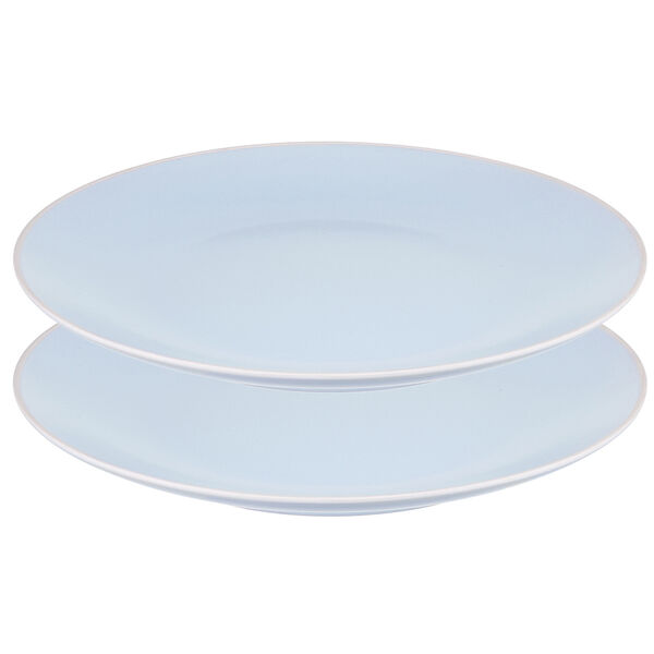 Набор обеденных тарелок Simplicity 26 см, голубые, 2 шт.