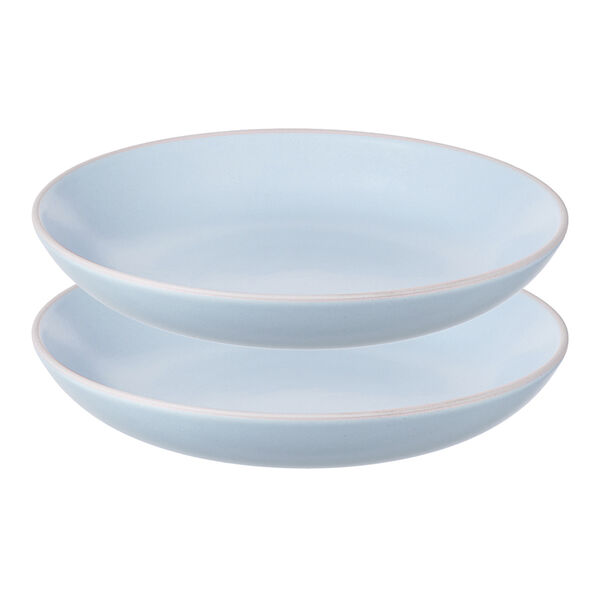 Набор тарелок для пасты Simplicity 20 см, голубые, 2 шт.