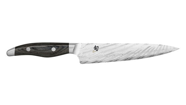Нож кухонный KAI Шан Нагарэ 15 см, дамасская сталь 72 слоя - фото 1