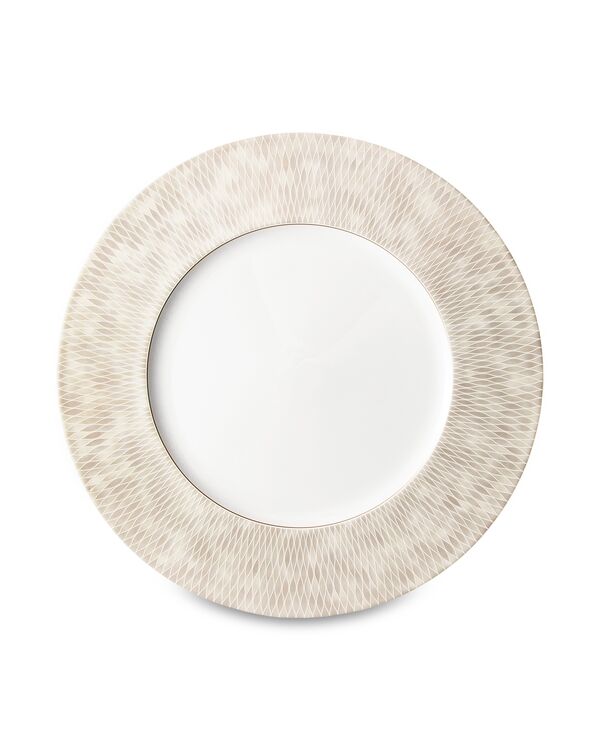 Тарелка подстановочная Narumi Белая мозаика 30 см, фарфор костяной - фото 1