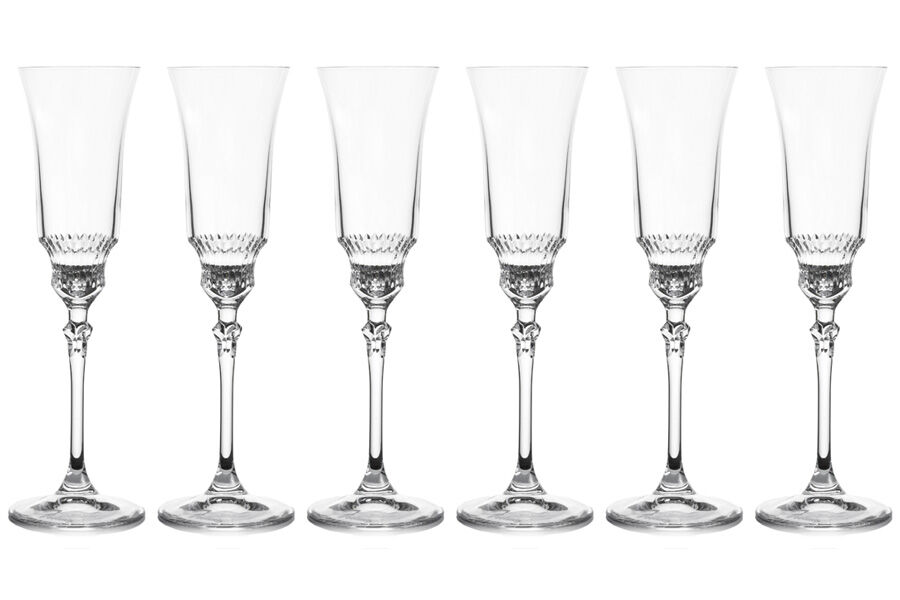 Набор бокалов для шампанского, Gemma Aida, 0,15 л, 6 шт - фото 1
