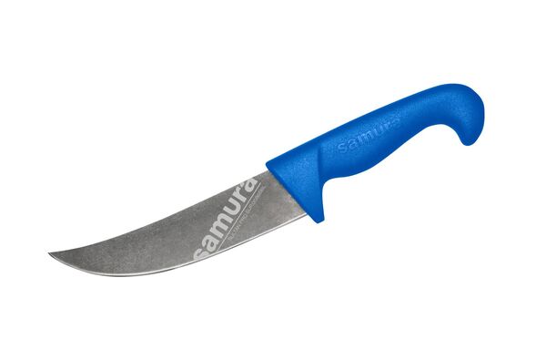 Нож кухонный "Samura SULTAN PRO" Пичак 161 мм, ТЭП синий, AUS-8 с галт.