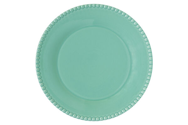 Тарелка обеденная Tiffany, аквамарин, 26 см