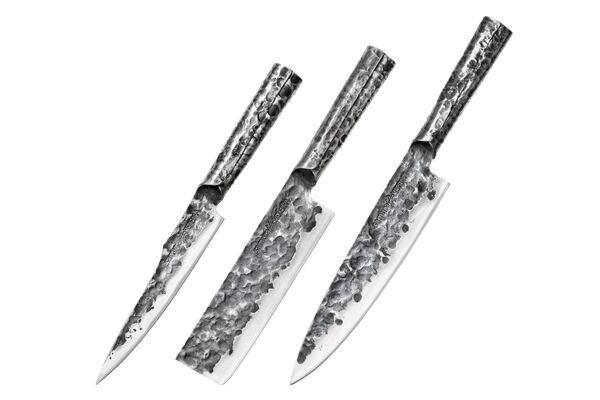 Набор из 3 кухонных ножей "Samura METEORA" (23, 43, 85), AUS-10 - фото 1