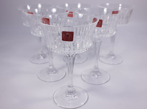 Набор бокалов для шампанского RCR Timeless CHAMPAGNE 260 мл (6 шт) - фото 1