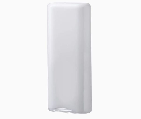 Ваза Nude Glass Слои 32,5 см, белая, хрусталь - фото 1