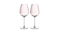 Набор бокалов для белого вина 350 мл, 2 шт Nude Glass Round UP Dusty Rose - фото 1