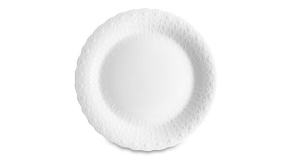 Тарелка закусочная 19 см, Белый шелк Narumi