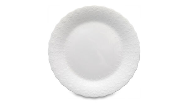 Тарелка пирожковая 16 см, Белый шелк Narumi - фото 1