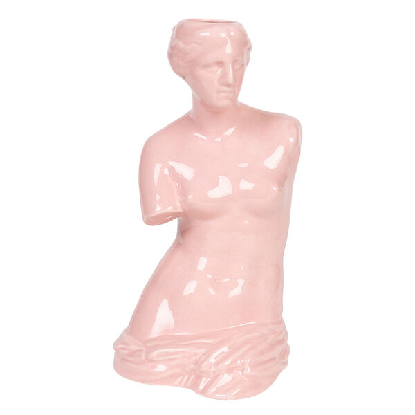 Ваза для цветов Venus, 31 см, розовая - фото 1