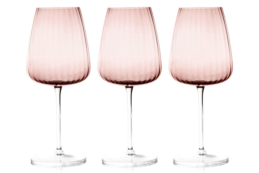 Набор бокалов для вина, 500 мл, 6 шт Opium, розовый, Le Stelle - фото 1
