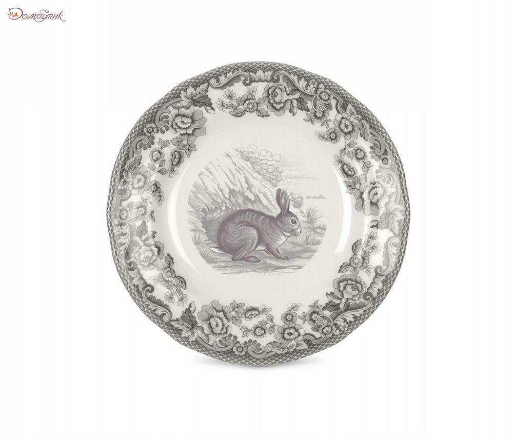 Тарелка пирожковая "Заяц" 16 см - фото 1