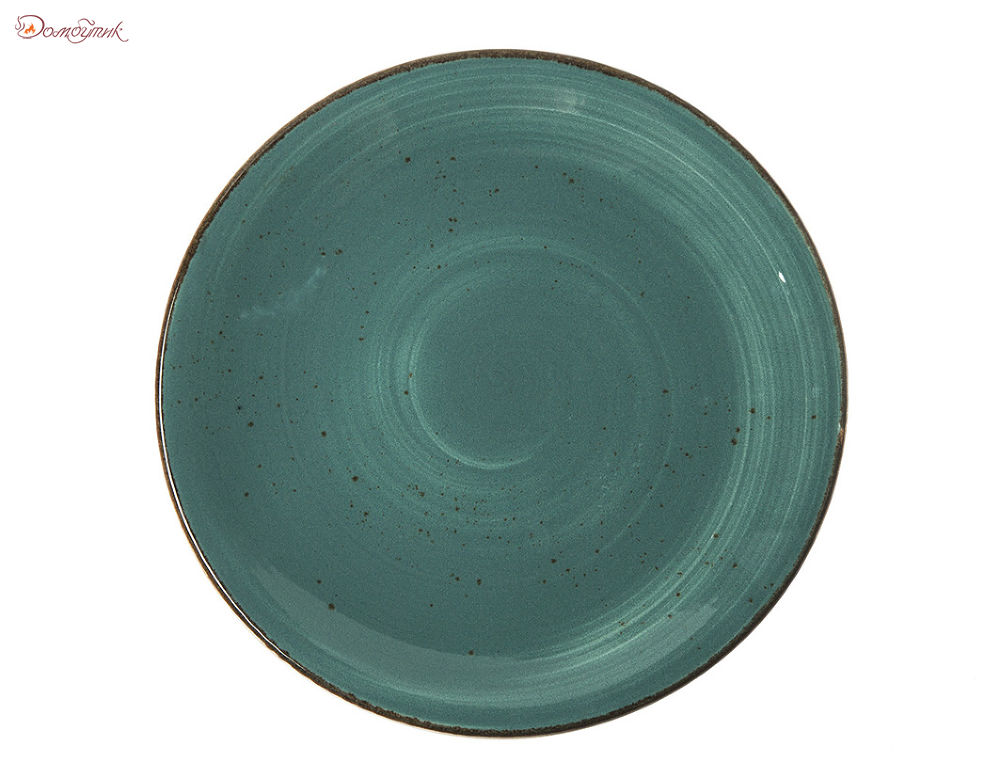 Закусочная тарелка Rustics 22,5 см, синяя. - фото 1