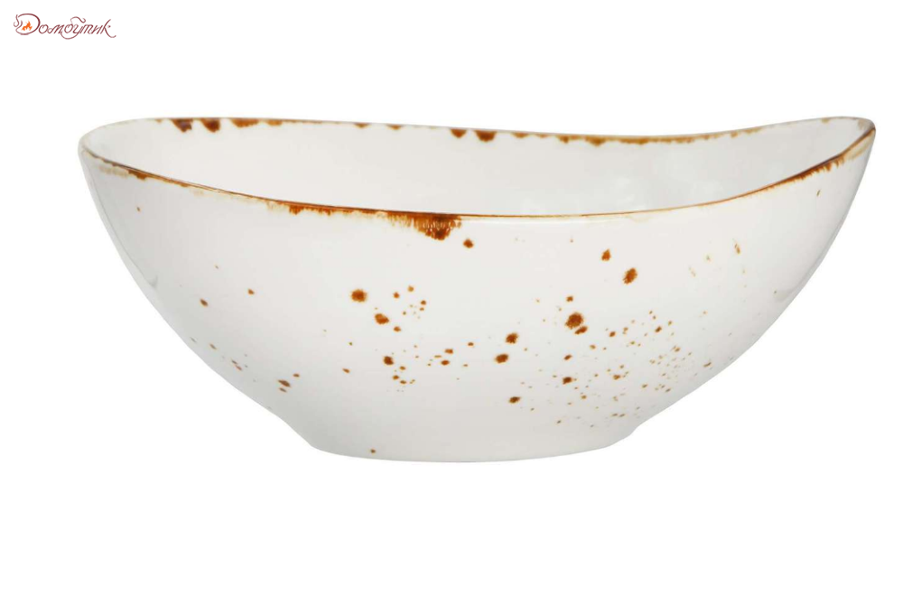 Салатник "яйцо" Rustics , 17,5х22 см, белый, - фото 1