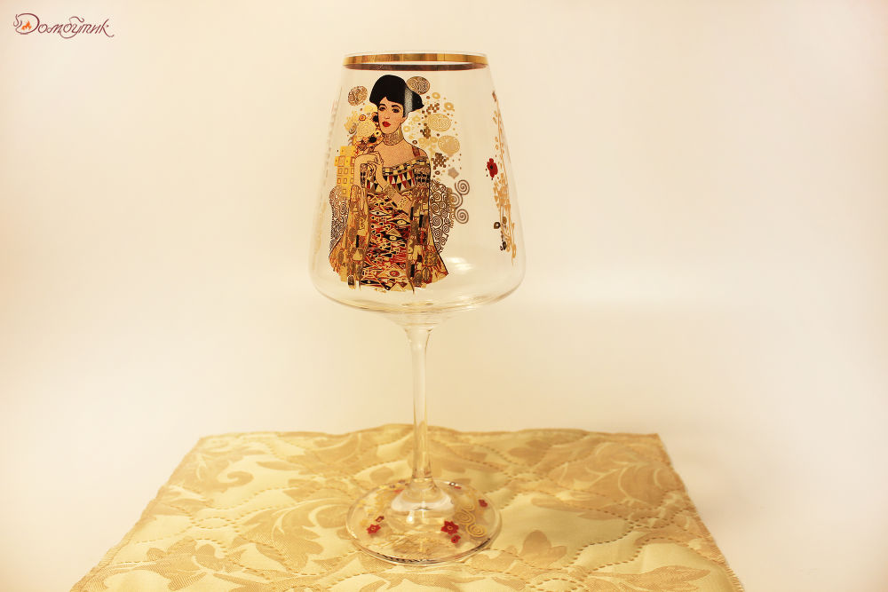 Бокал для вина "Адель" (Г.Климт), 500 мл - фото 1