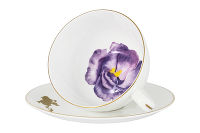 Чашка с блюдцем 250 мл Iris Flowers, Anna Lafarg Emily - фото 1
