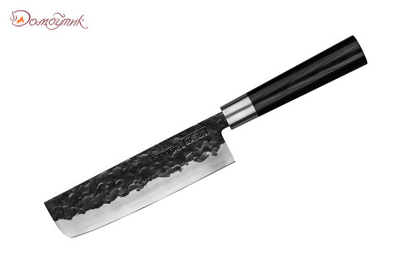 Нож кухонный "Samura BLACKSMITH" накири 168 мм