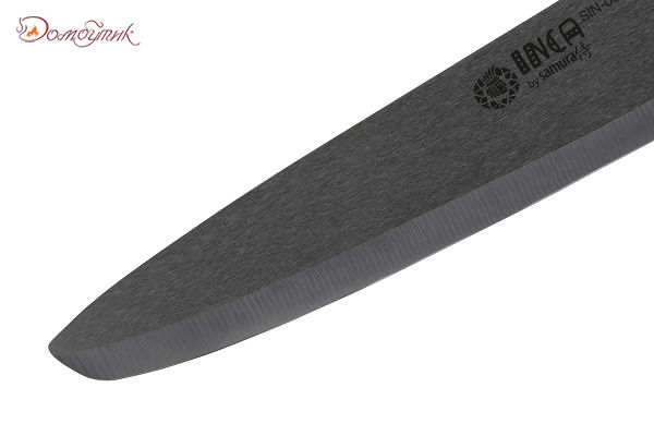 Нож кухонный "Samura Inca" Шеф 187 мм, чёрная циркониевая керамика