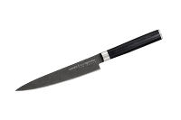 Нож кухонный "Samura Mo-V Stonewash" универсальный 150 мм, G-10 - фото 1