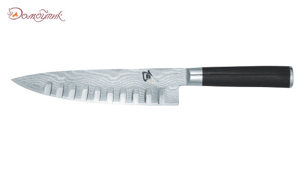 Нож поварской Шеф "Шан Классик" 20см, дамасская сталь, 32 слоя, Kai