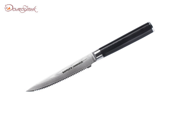 Нож кухонный "Samura DAMASCUS" для томатов 120 мм, дамаск 67 слоев