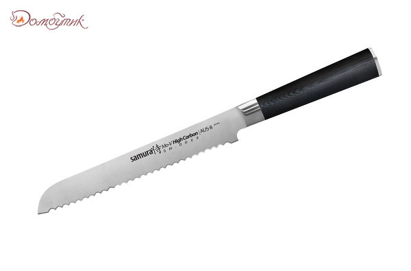 Нож кухонный "Samura Mo-V" для хлеба 230 мм  - фото 1