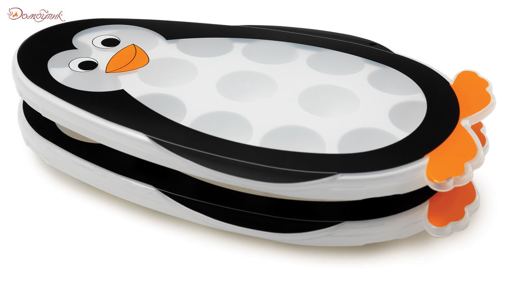 Форма для льда с крышкой Snips "Mr.Penguin" на 15 кусочков, пластик - фото 2
